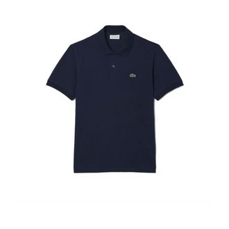 Lacoste Polo Shirts, male, Blue, Size: 2XL Light Polo Shirt Classic Fit