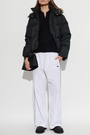 Lacoste Down Jacket With Detachable Hood, Womens, Black