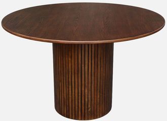 Sweeek Mesa De Comedor Redonda De Madera, 4 Plazas