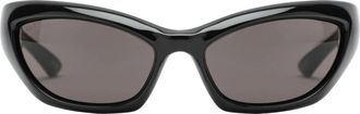 Balenciaga Racer Zonnebril - Dames - Zonnebrillen - Zwart - ONE Size - Accessoires