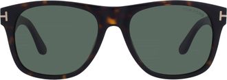 Tom Ford Green Square Mens Sunglasses FT1284 52N 55