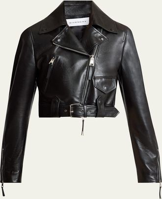 Givenchy Leather Cocoon Biker Jacket