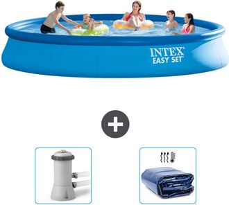 Intex Piscina Easy Set Redonda - 457x84 Cm - 5-piezas S21307