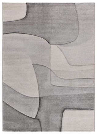 Atticgo Alfombra moderna gris 160x230 cm