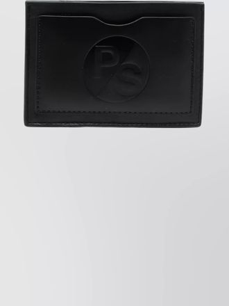 Paul Smith debossed logo leather cardholder