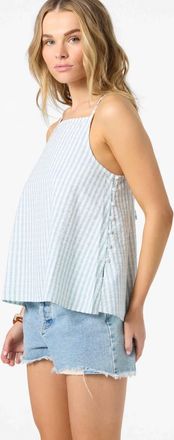 O'Neill Martina Plaid Tank In Blue