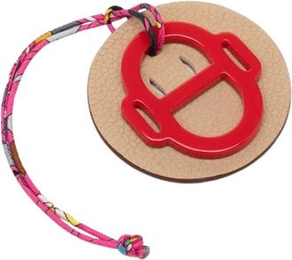 Herm&egrave;s Pre-owned Accessories, female, Red, Size: ONE SIZE Pre-owned Key Chain