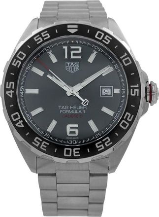 Tag Heuer Pre-owned Tag Heuer Heuer Formula 1 Automatic Black Dial Mens Watch WAZ2011