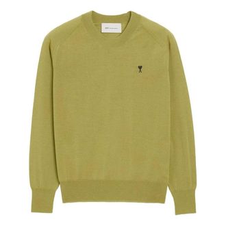 Ami (WMNS) AMI Knitwear Khaki FKS867-KN0039-A091
