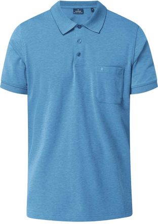Ragman Regular Fit Poloshirt mit Brusttasche in Royal, Größe XXXL