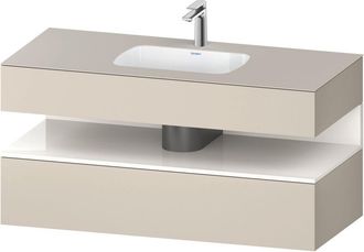 Duravit Duravit Qatego Lavabo Encastrado Con Base De Lavabo Consola