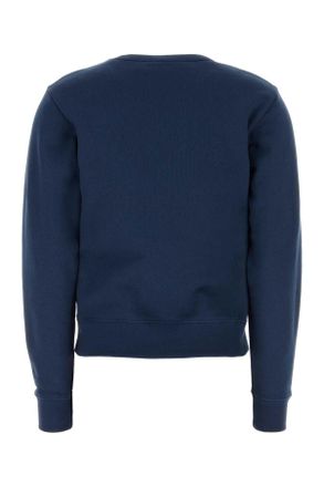 Valentino Garavani Womens Navy Blue Cotton Sweatshirt Indaco Felpe