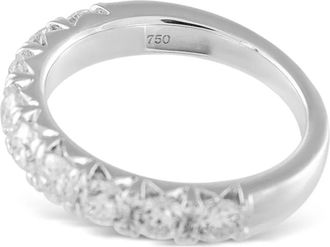 Luxury Bazaar Anello a fascia con diamanti - Argento