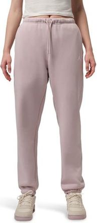 Nike Jordan Womens Brooklyn Fleece Pants - Particle Rose/White Size XXL