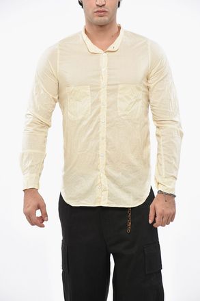 Paul Harnden Shoemakers Camicia in Tinta Unita con Doppio Taschino e Colletto alla Corena Paul Harnden Shoemakers