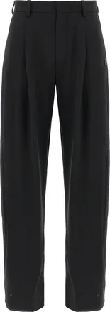 Moncler Black Polyester Dress Womens Pants