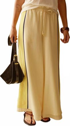 SANCIA The Sian Wide Leg Pant In Yellow