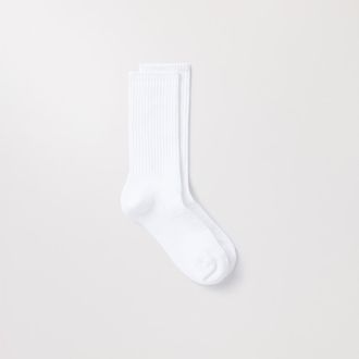 Asket The Sports Socks White