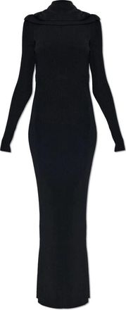 Balenciaga Lange Mouw Maxi Jurk - Dames - Maxi kleedjes - Zwart - S - Kleedjes
