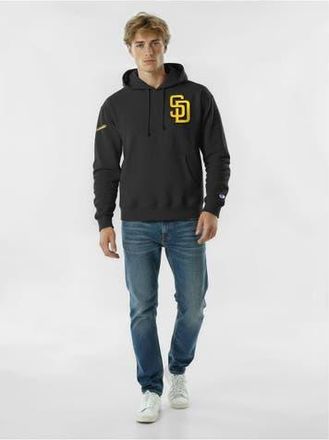 Champion Mens Champion Black San Diego Padres Reverse Weave Chenille Hoodie at Nordstrom, Size Xx-Large