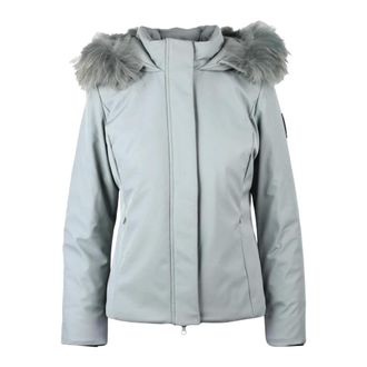 Bomboogie Giubbotto sfiancato - Dames - Jassen - Groen - Maat: M Leer