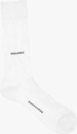 Dsquared2 Long Ribbed Socks With Contrasting Logo size 40