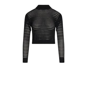 John Richmond Tops, Dames, Zwart, S, Cropped Top