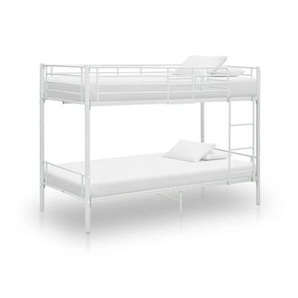 Berkfield Home Bunk Bed White Metal 90x200 cm