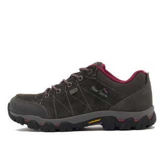 Peter Storm Womens Silverdale II Waterproof Walking & Hiking Shoes with StormGrip Outsole - Dark Grey Nylon - Size UK 6