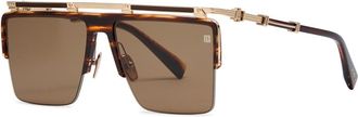 Balmain Triomphe Aviator-style Sunglasses - Gold - One Size