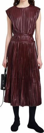 Proenza Schouler Rosalyn Skirt In Oxblood