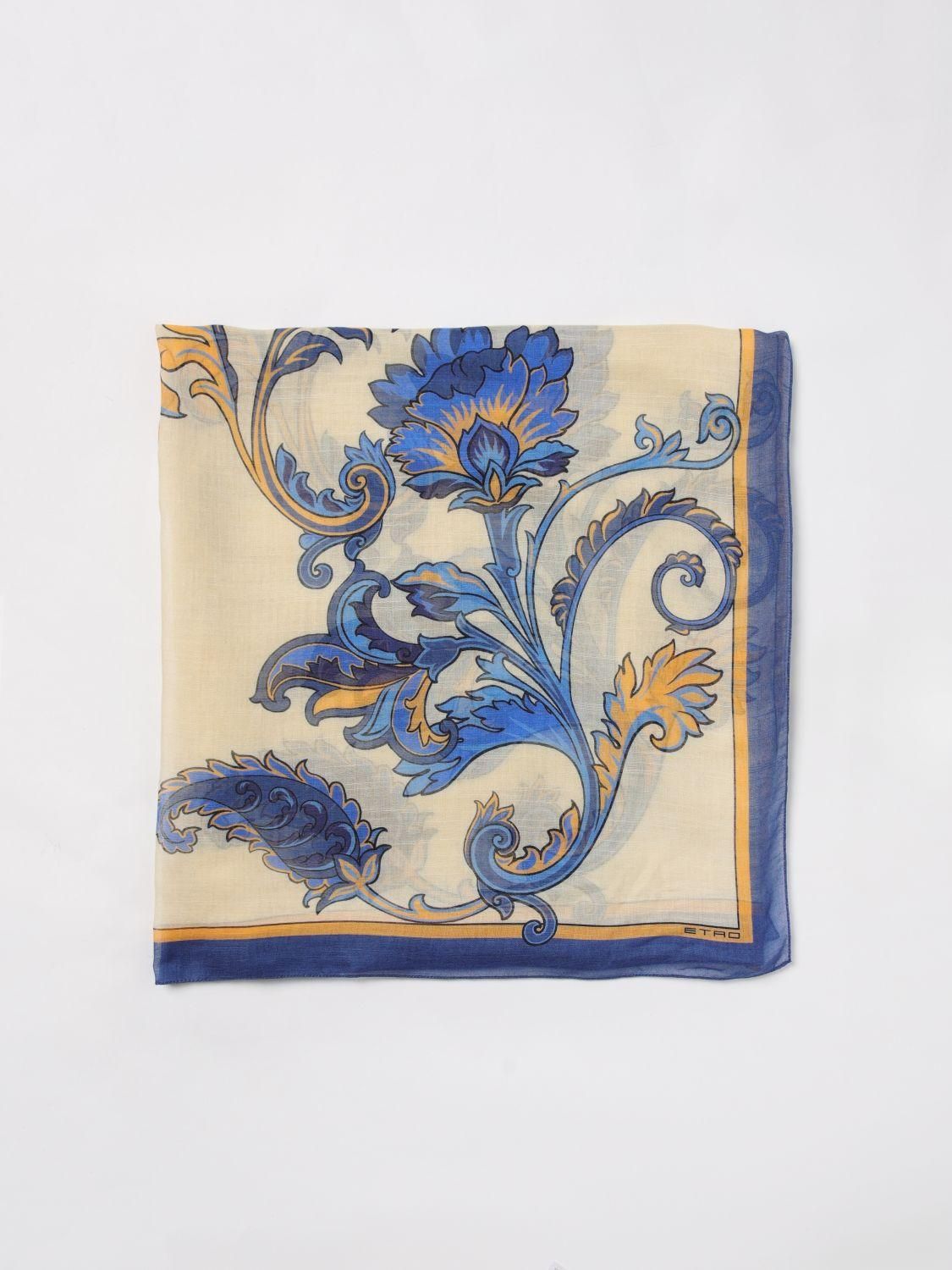 Etro Foulard con stampa a fiori Blu da 210,00 € su Stylight