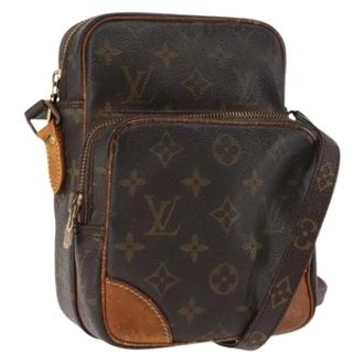 Louis Vuitton Pre-owned Vintage Canvas Cross Body Bag - Dames - Pre-owned - Bruin - Maat: ONE Size