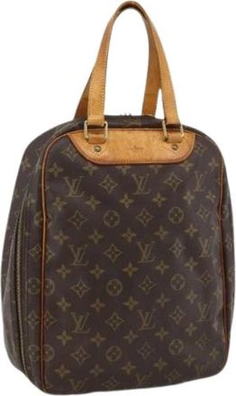 Louis Vuitton Pre-owned Excursion Handtas - Dames - Vintage Handtas - Bruin - ONE Size - Leer - Vintage