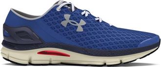 Under Armour Mens Speedform Gemini - Running Shoes Tech Blue/Midnight Navy/Metallic Silver Size 10.0