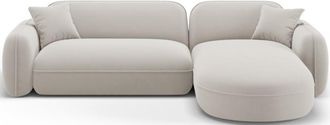 CXL by Christian Lacroix 4-Sitzer Designer Ecksofa 275 Lucien mit Eckteil rechts - Samtbezug Casino