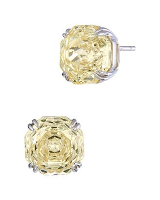 Savvy Cie Jewels Silver CZ Stud Earrings