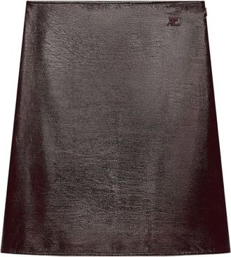 Courr&egrave;ges Mujer, Faldas, Rojo, Talla: S
