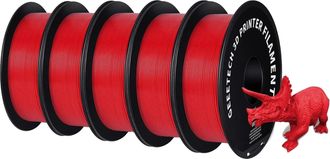 OEM Filamento Para Impresi&oacute;n 3d, Material Petg, 1,75 Mm De Di&aacute;metro, Rojo