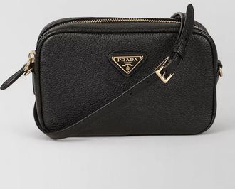 Prada shoulder bag textured finish adjustable strap