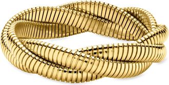 Ross-Simons Italian 14kt Yellow Gold-Plated 3-Strand Twisted Bracelet