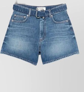 Sportmax tailored shorts back pockets belt loops