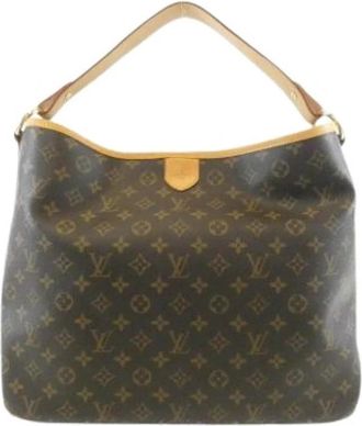 Louis Vuitton Pre-owned Vintage Schoudertas - Dames - Vintage Schoudertas - Bruin - ONE Size - Leer - Vintage