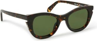 Off-white Trendy Boulder Zonnebril - unisex - Zonnebrillen - Bruin - 50 MM - Accessoires
