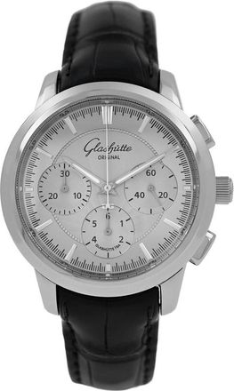 Glash&uuml;tte Original Pre-owned Glashutte Original Original Senator Chronograph Automatic Silver Dial Mens Watch 39-31-33-42-04