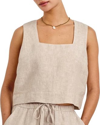 Rails Akira Top In Heathered Flax