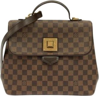 Louis Vuitton Pre-owned Handbags, female, Brown, Size: ONE SIZE Pre-owned Damier Handbag