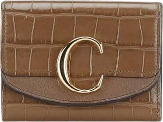 Chlo&eacute; Pre-owned Wallets, female, Brown, Size: ONE SIZE Pre-owned Leather Wallet