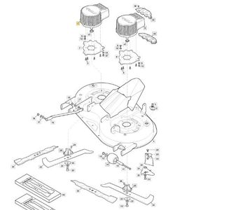 STIGA Sports Motor De Accionamiento De La Cuchilla Derecha Original Stiga Estate 384e 118563745/1