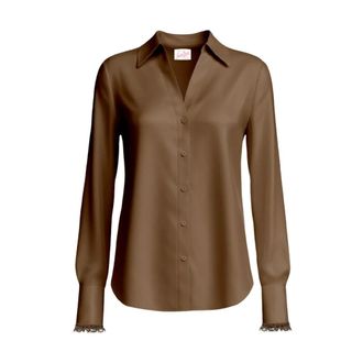 MC2 Saint Barth Overhemden, Dames, Bruin, M, Shirts